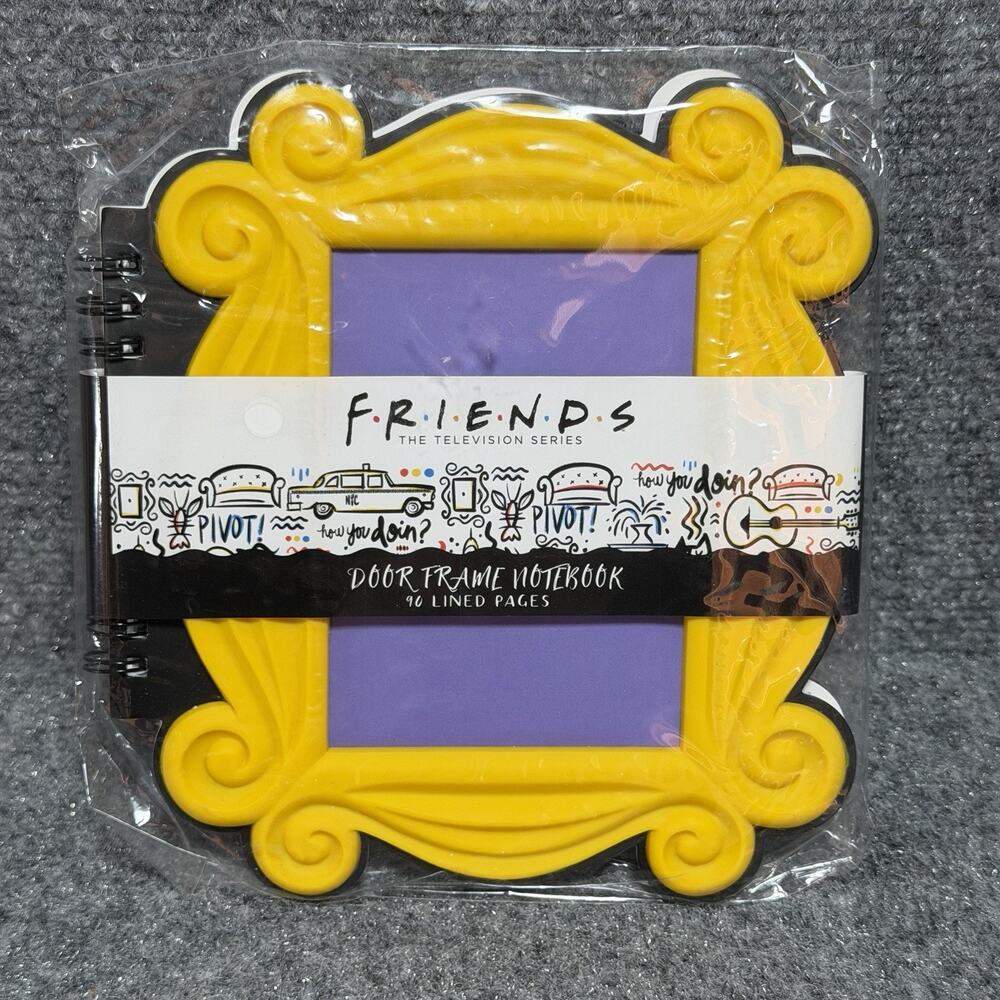 Friends Door Frame Notebook Brand New Original Packaging 90 Lined Pages 7”x6.5”
